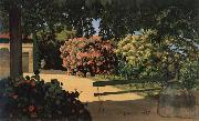 Frederic Bazille The Oleanders painting